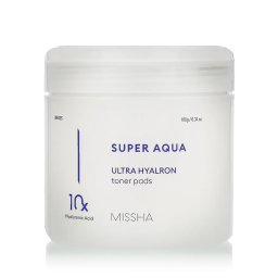 MISSHA Super Aqua Ultra Hyalron тонизиращи тампони 90 бр.