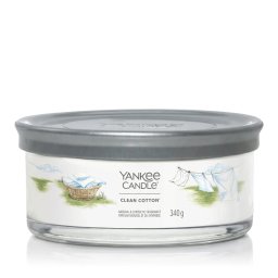 Yankee Candle Signature 5-Wick Tumbler ароматна свещ 340 g тип Clean Cotton