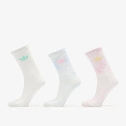 Чорапи adidas Tie Dye Crew Socks 3-Pack Off White/ Wonder Beige/ Dark Brown M