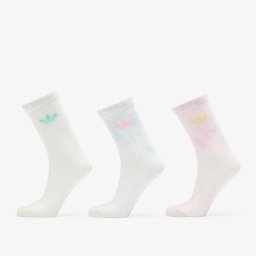 Чорапи adidas Tie Dye Crew Socks 3-Pack Off White/ Wonder Beige/ Dark Brown XS
