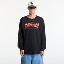 Тениска Thrasher Fuego Longsleeve Black S