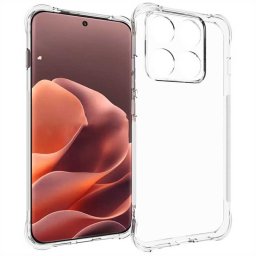Силиконов гръб с подсилени ръбове за Motorola Edge 70 Pro 5G - прозрачен