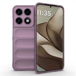 Подсилен силиконов гръб на ленти за Motorola Edge 70 Pro 5G - лилав