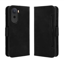 Калъф тип портмоне с магнитна закопчалка за Xiaomi Redmi A7 Pro - черен