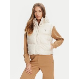Guess Жилетка за костюм W5YL11 WHDO2 Екрю Regular Fit
