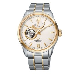 Orient Star RE-AT0004S - Мъжки часовник, Автомат, 39mm, 10 ATM, Бял