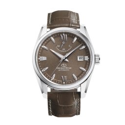 Orient Star RE-AU0113Y - Мъжки часовник, Автомат, 38.5mm, 10 ATM, Кафяв