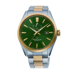 Orient Star RE-AU0405E - Мъжки часовник, Автомат, 42mm, 5 ATM, Зелен