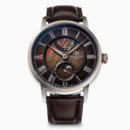 Orient Star RE-AY0121A - Мъжки часовник, Автомат, 41mm, 5 ATM, Кафяв