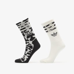 Чорапи adidas Animal Graphic Crew Sock 2 Pairs Off White/ Black L