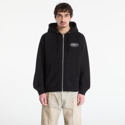 Суитшърт OBEY Oval Zip Hood Black XL