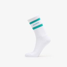 Чорапи Sporty & Rich Serif Logo Socks White/ Amalfi Green Universal