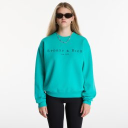 Суитшърт Sporty & Rich Title Embroidered Crewneck UNISEX Amalfi Green L