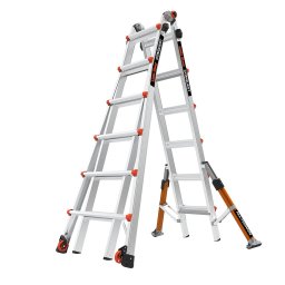 Телескопична алуминиева стълба Little Giant Conquest 2.0 M26, 4x6 стъпала за всички терени