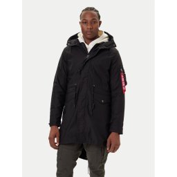 Alpha Industries Парка Studio M-51 Fishtail 258112 Черен Regular Fit