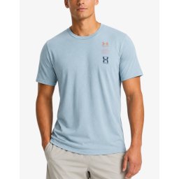 UNDER ARMOUR Live Evol Logo Ss Tee Blue