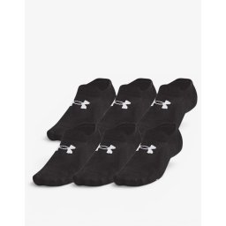 UNDER ARMOUR 6-Packs Essential Ultra Cotton Socks Black