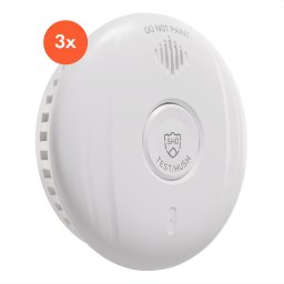 SHD by oneConcept, детектор за дим DOF Pro10, пластмасов, предупредителен сигнал: 85 dB, живот на батерията 10 години (DHS1_Pro10_3)