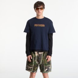 Тениска FOX Double Layer LS Top Navy L