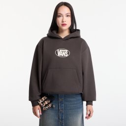 Суитшърт Vans Oval Logo Relaxed Pullover Faded Black XS