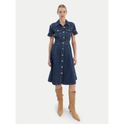 KARL LAGERFELD Дънкова рокля B1W13037 Син Regular Fit