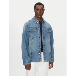 Michael Kors Дънково яке CR5900PFAU Син Regular Fit