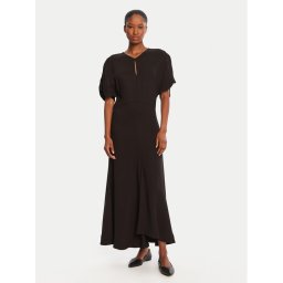 BOSS Коктейлна рокля Denaz 50546587 Черен Regular Fit