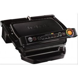 Барбекю Tefal GC714834, Optigrill+ Black Snacking, 600cm2 cooking surface, snacking tray, automatic cooking sensor, 6 automatic programs, 4 adjustable temp., cooking level indicator, non-stick die-cast alum. Plates
