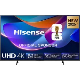 Телевизор Hisense 43" A6S, 4K Ultra HD 3840x2160, DLED, DFA, Precision Colour, HDR 10+, HLG, Dolby Vision,Light sensor, Smart TV, WiFi, BT, AnyView Cast, Gaming Mode, 1xHDMI2 eArc, 3xHDMI, 2xUSB, LAN, CI+, DVB-T2/C/S2, Black