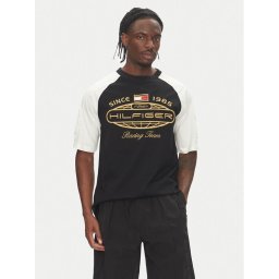 Tommy Hilfiger Тишърт F1 Movie MW0MW41389 Черен Regular Fit