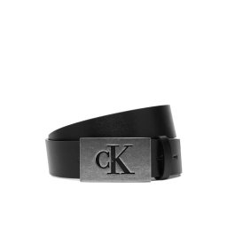 Calvin Klein Мъжки колан Ck Plaque Smooth 35Mm LV04D7043G Черен