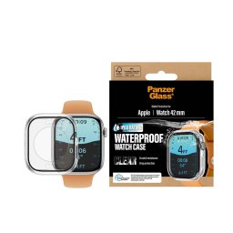 Водоустойчив кейс за часовник PanzerGlass за Apple Watch 42 mm, Full Body - Прозрачен