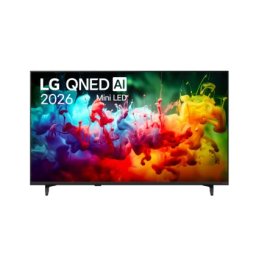 Телевизор LG 50QNED70B3C, 50" 4K QNED MiniLED Smart TV, 3840x2160, DVB-T2/C/S2, Alpha 7 AI Processor, HDR10 / HLG, webOS 26 ThinQ, VRR / ALLM / HGiG, 4K Super Upscaling, WiFi 5, Bluetooth 5.3, AirPlay 2, LAN, CI, HDMI, AI Sound Pro, Google Cast, 2 pole St