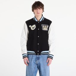 Яке Off-White Star Logo Lea Wool Varsity Jacket Black L