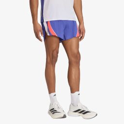 Къси панталони adidas ADIZERO Archive Running Shorts Dual Indigo/ Semi Lucid Red/ White M/5