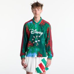 Тениска adidas Originals Brain Dead Disney Long Sleeve Jersey Red/ Bold Green/ Blue L
