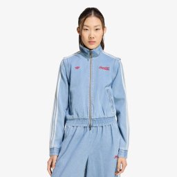 Яке adidas x Coca Cola Firebird Reg Denim Track Top Light Denim XL