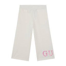 Guess Долнище анцуг K6RB01 KA6R4 Бял Regular Fit