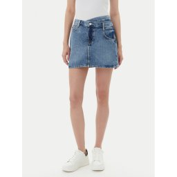 Guess Дънкова пола W5YD1C D5QKB Тъмносин Regular Fit
