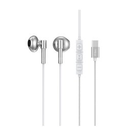Слушалки ttec Rio Fit Style USB-C Stereo Wired In-Ear Headset with Mic - Сребристи