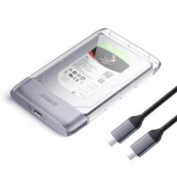 Orico външна кутия за диск Storage - Case - 2.5 inch 5Gbps USB-C Transparen