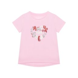 Guess Тишърт K6RI02 K6YW4 Розов Relaxed Fit