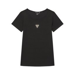 Guess Тишърт J5YP03 KB1O1 Черен Regular Fit