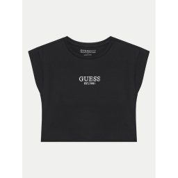 Guess Тишърт J4BI34 J1314 Черен Boxy Fit
