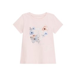 Guess Тишърт K6RI21 K6YW4 Розов Regular Fit