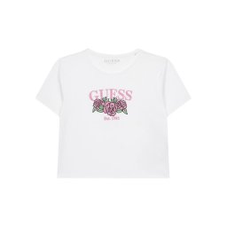 Guess Тишърт J6RI06 K6YW4 Бял Regular Fit