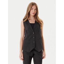 MAX&Co. Жилетка за костюм Colour 2526156022200 Кафяв Regular Fit