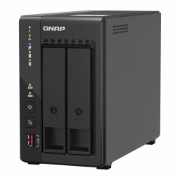 Мрежови диск (NAS) Qnap TS-253E-8G, четириядрен Intel Celeron J6412 4 2.6GHz, без твърд диск (2x SATA 6Gb/s), 8GB DDR4, 1x LAN