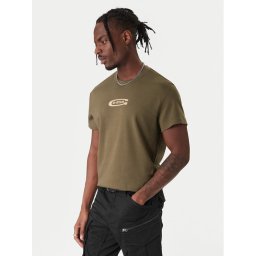 G-Star Raw Тишърт Old Skool D25967-C812 Зелен Regular Fit