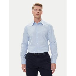 Tommy Hilfiger Риза MW0MW39438 Светлосиньо Regular Fit